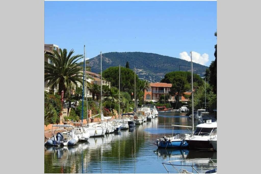 2 Bedrooms, 15 Min Walk To Beach, Ac, Pool & Fiber Internet In A Quiet, Private Gated Domain 5Kms To St Tropez Cogolin Bagian luar foto