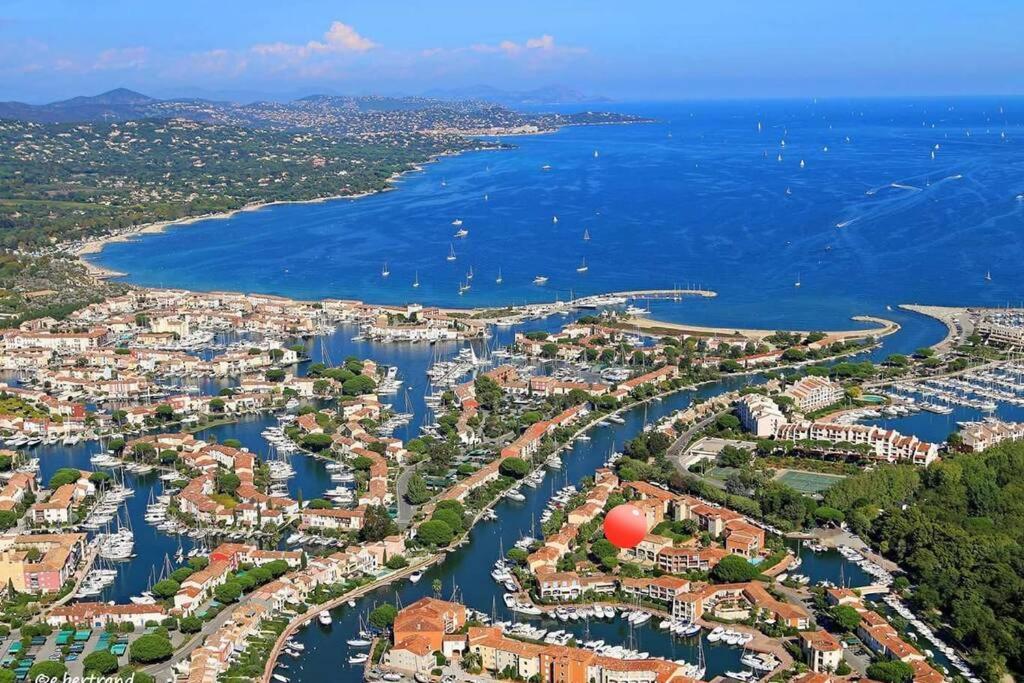 2 Bedrooms, 15 Min Walk To Beach, Ac, Pool & Fiber Internet In A Quiet, Private Gated Domain 5Kms To St Tropez Cogolin Bagian luar foto